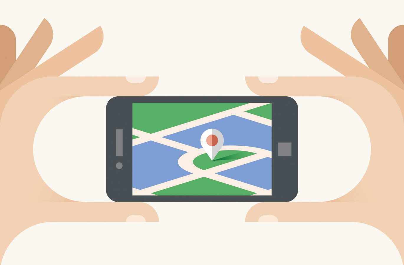 Unobtrusive Mobile Navigation Image